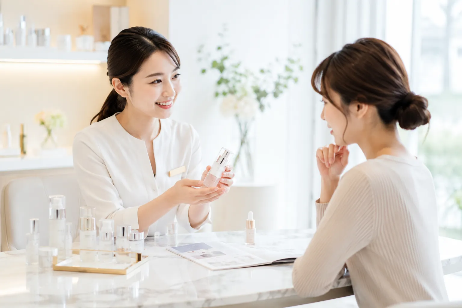化粧品OEMの相談イメージ